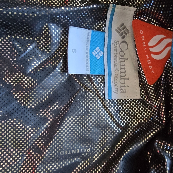 Columbia Omni-Heat Black Quilted Jacket Women’s Small Lightweight Zip Up - Picture 13 of 14